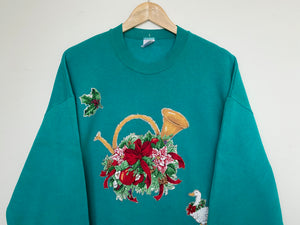 Printed ‘Wreath’ sweatshirt (XL)