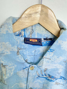 Crazy print shirt (L)