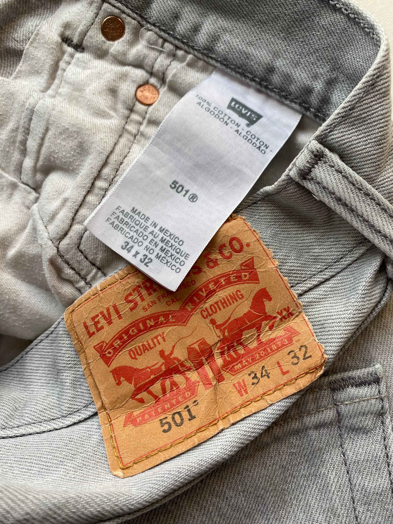 Levis 501 34 deals x 32