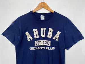 Printed ‘Aruba’ t-shirt (M)