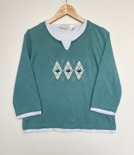 Patterned t-shirt (XL)