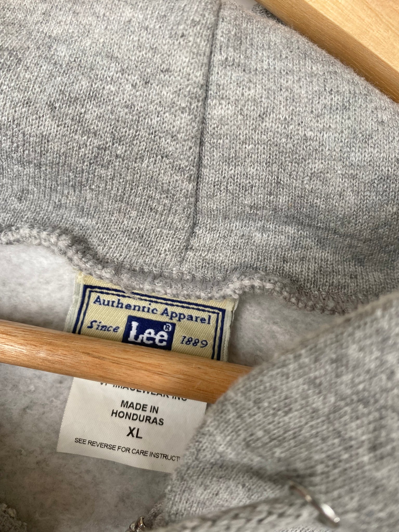 90s Lee Blank Hoodie XL Red Cactus Vintage