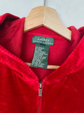 Load image into Gallery viewer, Ralph Lauren velour hoodie (S)