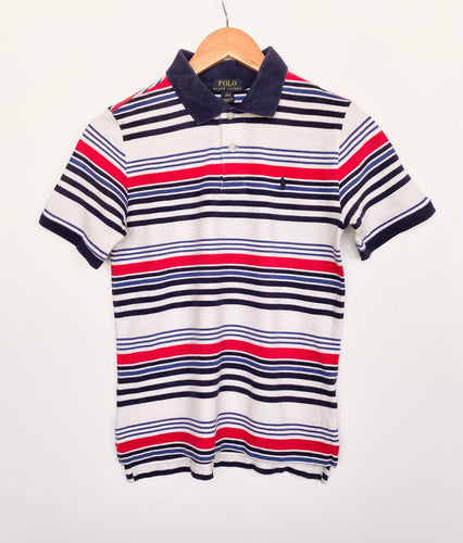 Ralph Lauren striped polo (S)