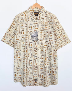 Woolrich Fishing Print Shirt (2XL)