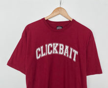 Load image into Gallery viewer, Printed ‘Clickbait’ t-shirt (L)