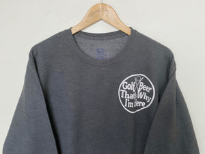 Printed ‘Golf’ sweatshirt (M)