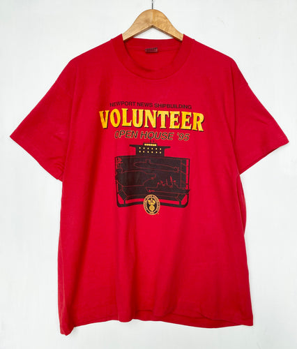 Printed ‘1995 Newport shipbuilding’ t-shirt (XL)