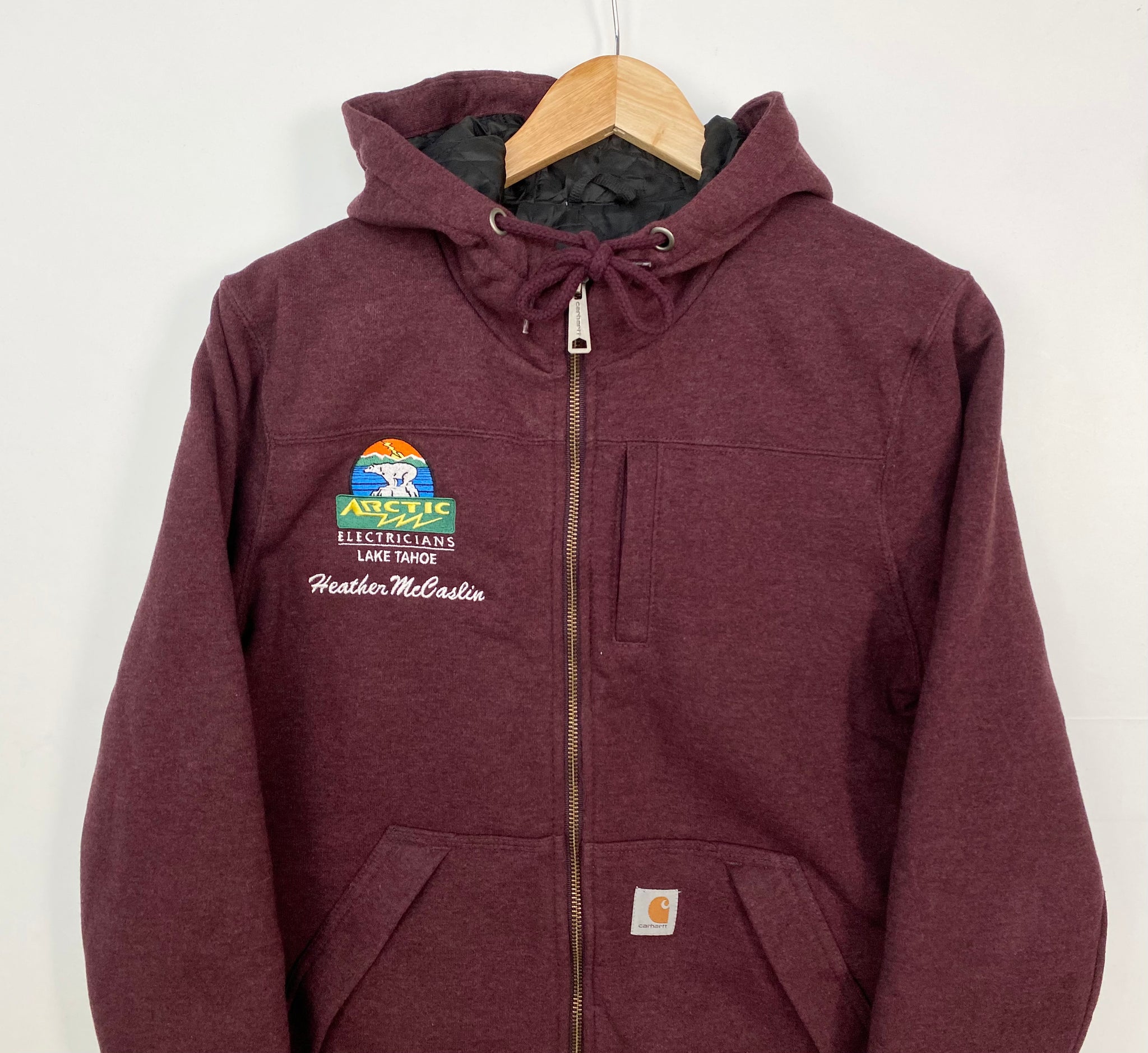 Women s Carhartt Hoodie M Red Cactus Vintage