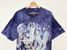 Load image into Gallery viewer, Wolf Tie-Dye T-shirt (L)