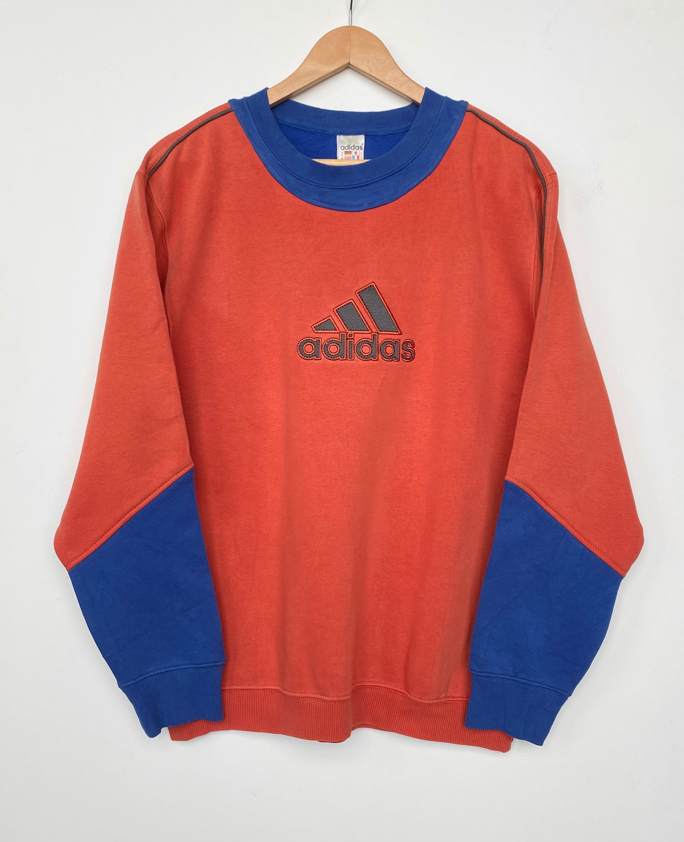 blue adidas vintage sweatshirt