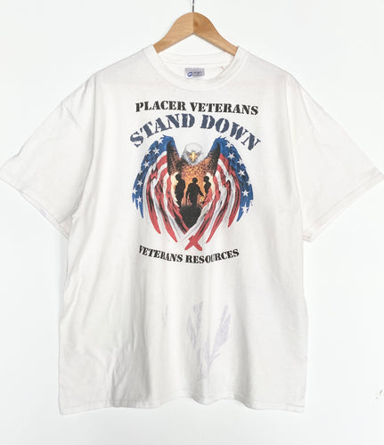 90s US Veterans Eagle t-shirt (XL)