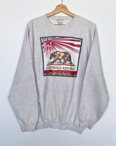 Bear print sweatshirt (M)