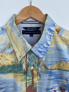 Tommy Hilfiger Crazy print ‘island surfers’ shirt (XL)