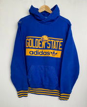 Load image into Gallery viewer, Adidas NBA Warriors hoodie (S)