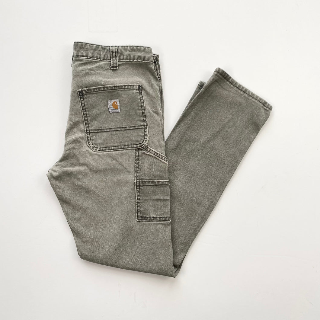 Carhartt Double Knee Carpenter Jeans W28 L28 Red Cactus Vintage