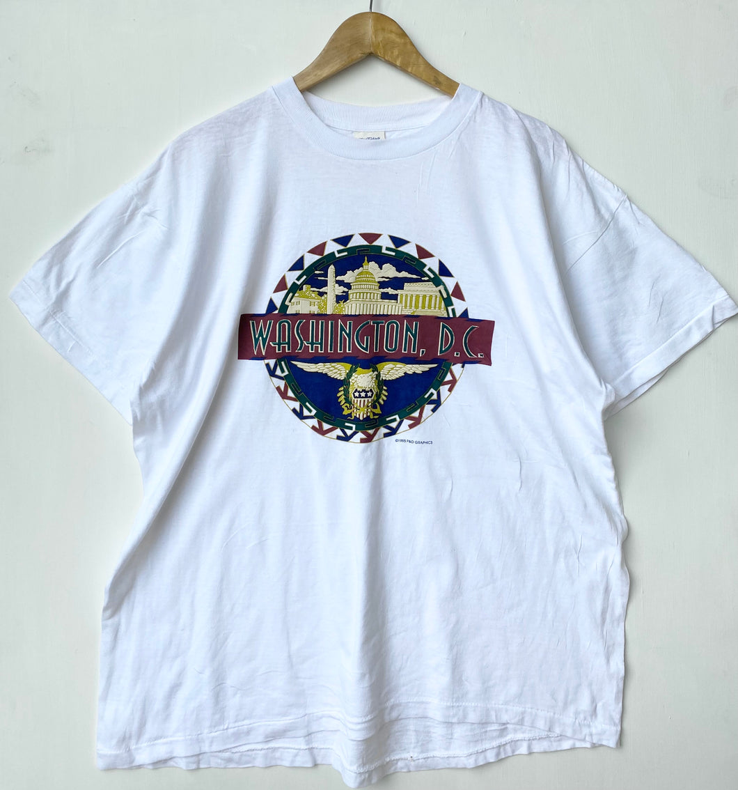 Printed ‘Washington’ t-shirt (XL)