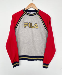 Red best sale fila jumper