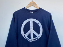 Load image into Gallery viewer, Printed ‘Peace’ sweatshirt (M)
