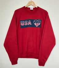 Load image into Gallery viewer, Printed ‘USA’ sweatshirt (L)