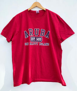 Printed ‘Aruba’ T-Shirt (XL)