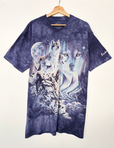 Wolf Tie-Dye T-shirt (L)