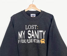 Load image into Gallery viewer, Lee ‘Sanity’ Printed sweatshirt (L)