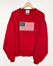Load image into Gallery viewer, American Flag Sweatshirt (XL)