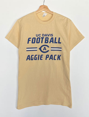 Printed ‘UC Davis football’ t-shirt (S)