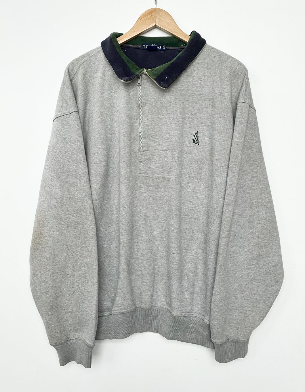90s Nautica 1/4 zip (M)