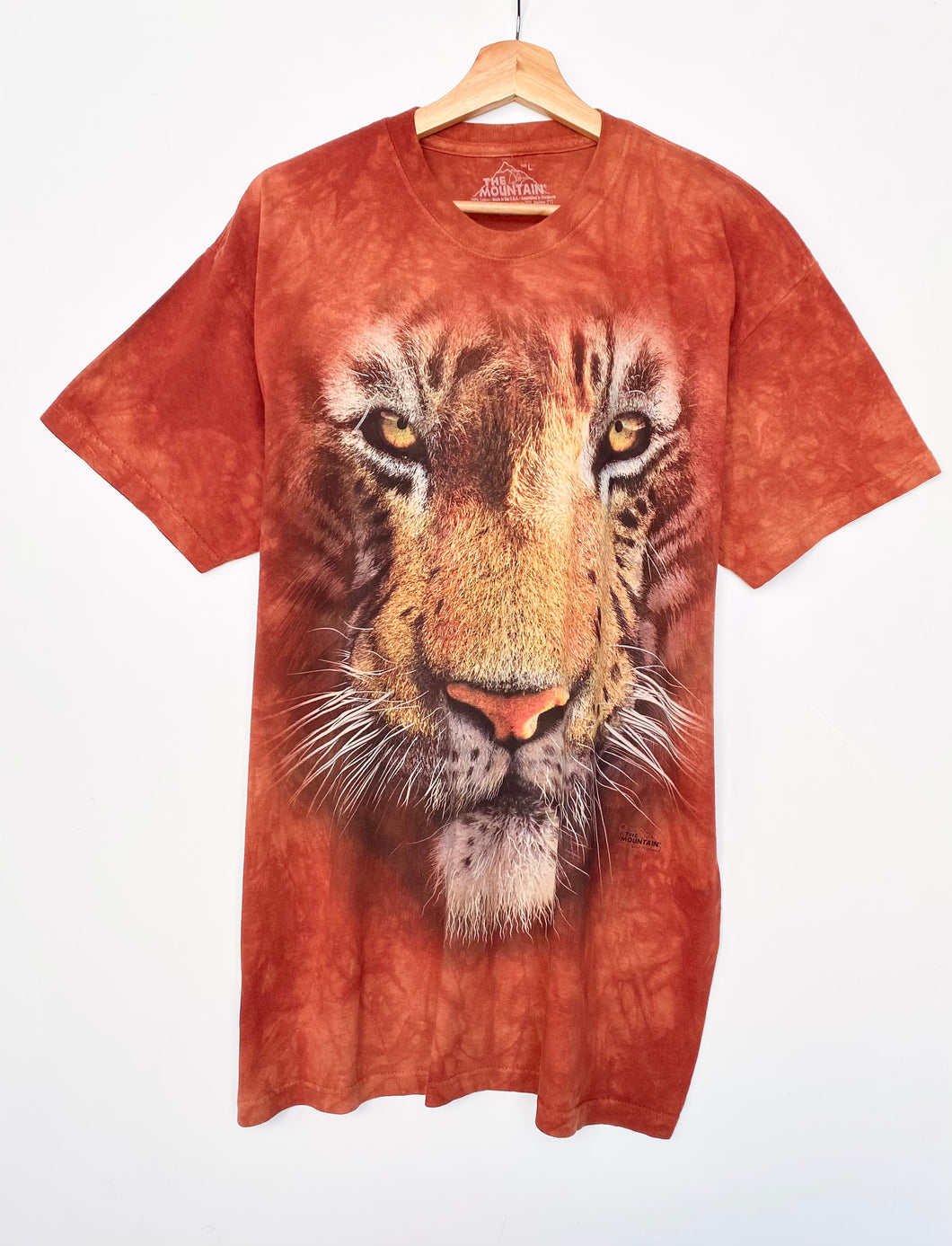 Bengal Tiger Tie-Dye T-shirt (L)