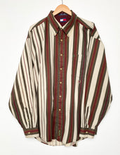 Load image into Gallery viewer, 90s Tommy Hilfiger striped shirt (2XL)