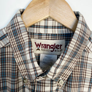 Wrangler check shirt (L)