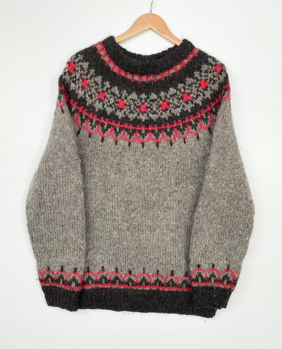 90s Grandad jumper (M)