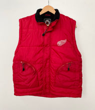Load image into Gallery viewer, NHL Detroit Red Wings puffa gilet (S)