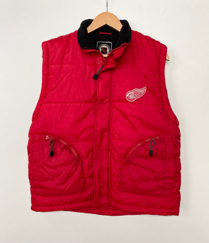 NHL Detroit Red Wings puffa gilet (S)