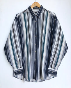 90s Striped shirt (L)