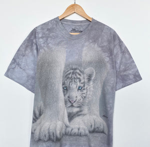 White Tiger Tie-Dye T-shirt (L)