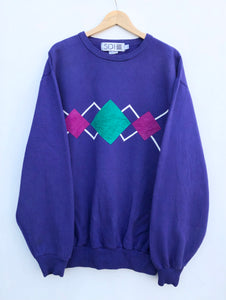 Patterned sweatshirt (XL)