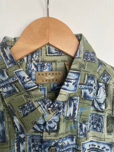 Crazy print shirt (L)