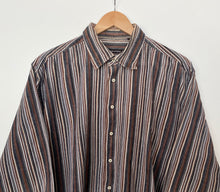 Load image into Gallery viewer, Cord striped shirt (XL)