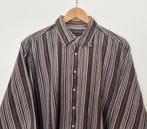 Cord striped shirt (XL)