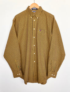 90s Tommy Hilfiger check shirt (L)