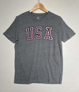 Printed ‘USA’ t-shirt (S)