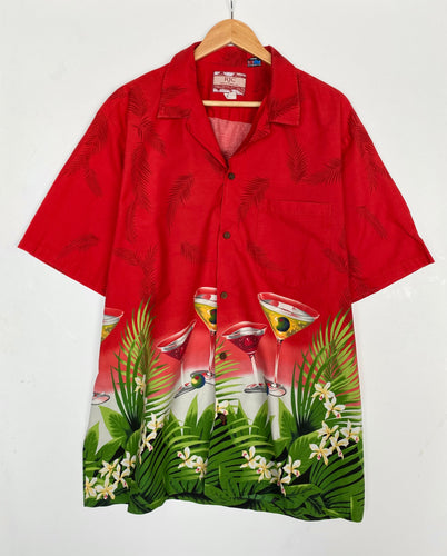 Crazy print ‘cocktail’ shirt (XXL)