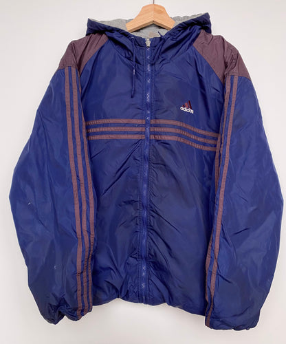 90s Adidas reversible coat (L)