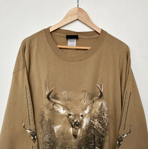 Deer Print T-shirt (XL)