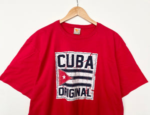Printed ‘Cuba’ T-Shirt (XL)
