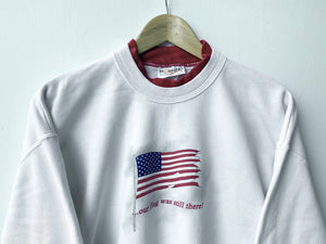 Printed ‘Flag’ sweatshirt (M)