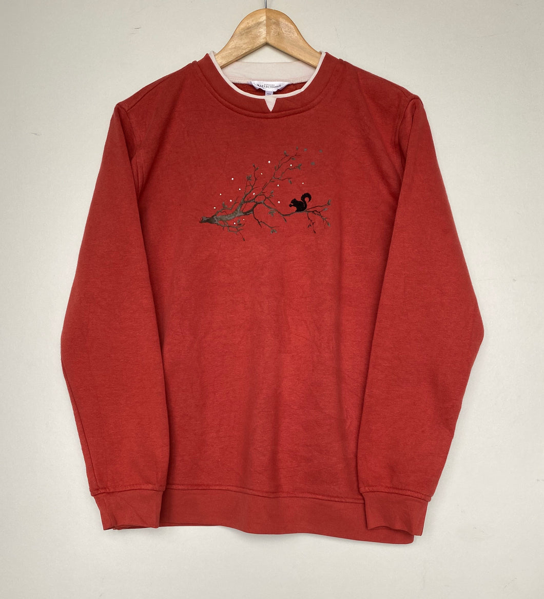 Printed ‘Squirrel’ sweatshirt (XS)